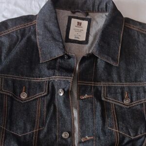 mark. Dark Gray Denim Shirt Jacket